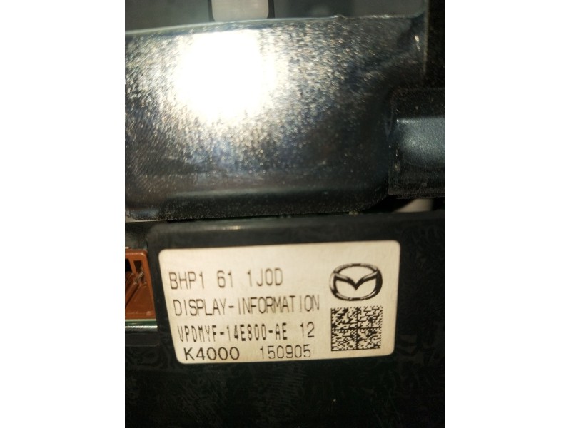 Recambio de pantalla multifuncion para mazda 3 (bm, bn) 2.2 d referencia OEM IAM BHP1611JOD K4000150905 