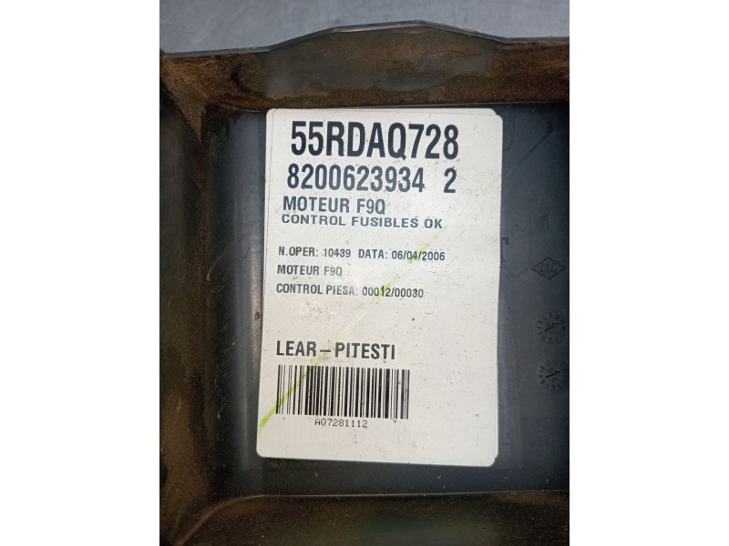 Recambio de caja reles / fusibles para renault laguna ii (bg0/1_) 1.9 dci (bg1a, bg1v) referencia OEM IAM 82006239342 55RDAQ728 