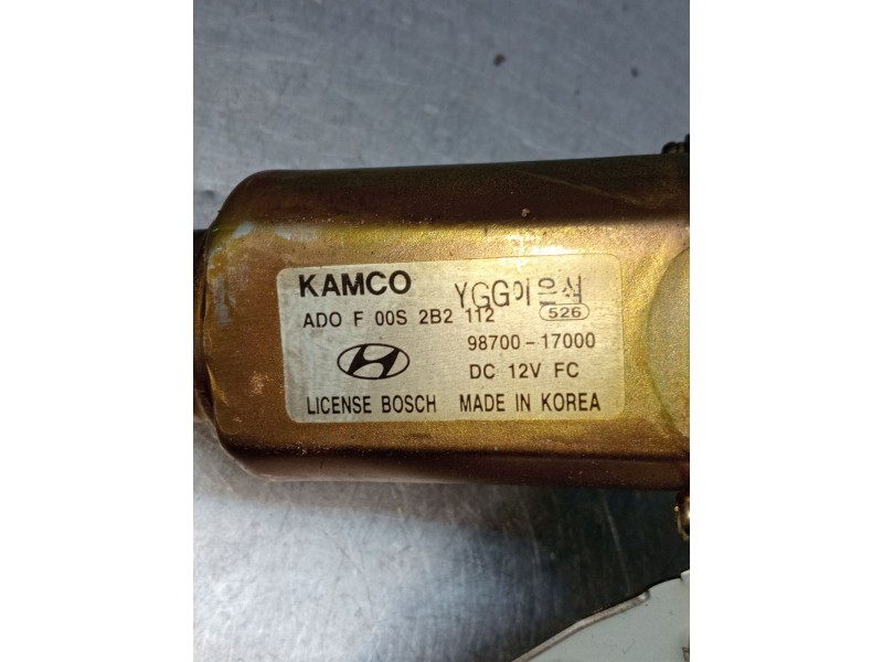 Recambio de motor limpia trasero para hyundai matrix (fc) 1.5 crdi referencia OEM IAM 9870017000  