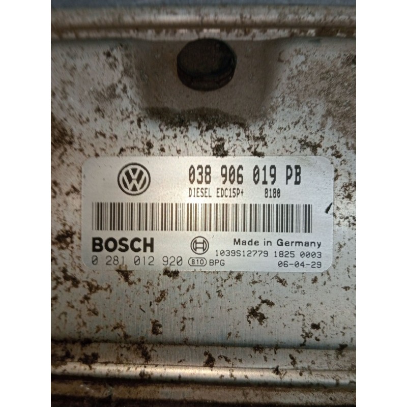 Recambio de centralita motor uce para skoda octavia i (1u2) 1.9 tdi referencia OEM IAM 0281012920 038906019PB 