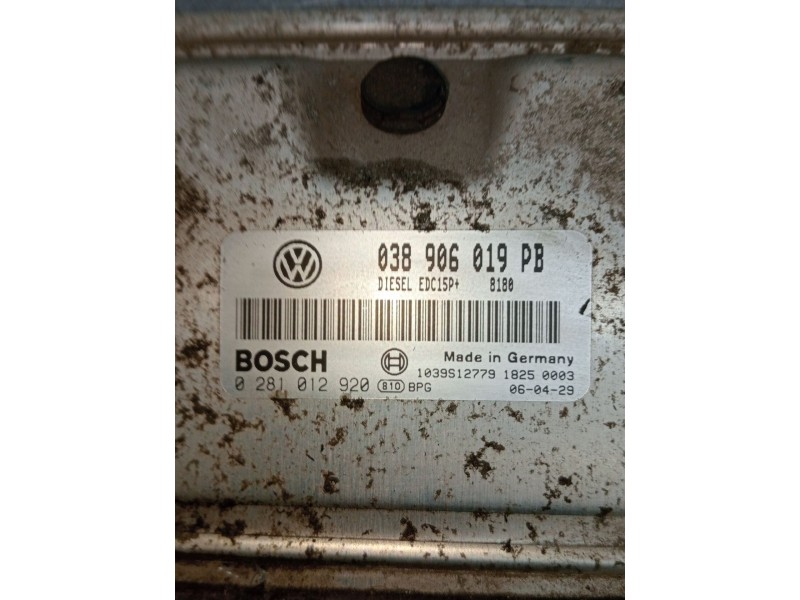 Recambio de centralita motor uce para skoda octavia i (1u2) 1.9 tdi referencia OEM IAM 0281012920 038906019PB 