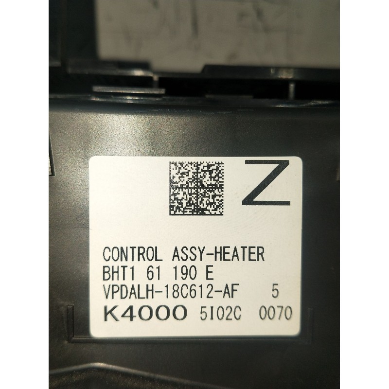 Recambio de mando calefaccion / aire acondicionado para mazda 3 (bm, bn) 2.2 d referencia OEM IAM BHT161190E K40005102C0070 