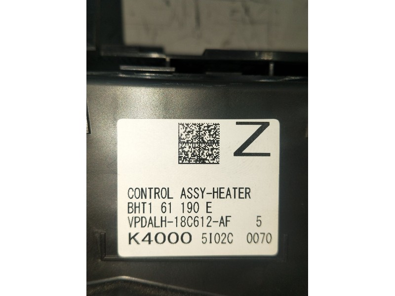 Recambio de mando calefaccion / aire acondicionado para mazda 3 (bm, bn) 2.2 d referencia OEM IAM BHT161190E K40005102C0070 