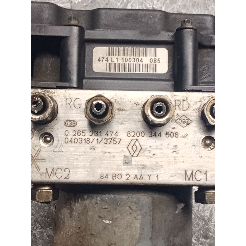 Recambio de abs para renault grand scénic ii (jm0/1_) 1.9 dci (jm0g, jm12, jm1g, jm2c) referencia OEM IAM 0265800387 8200344606 