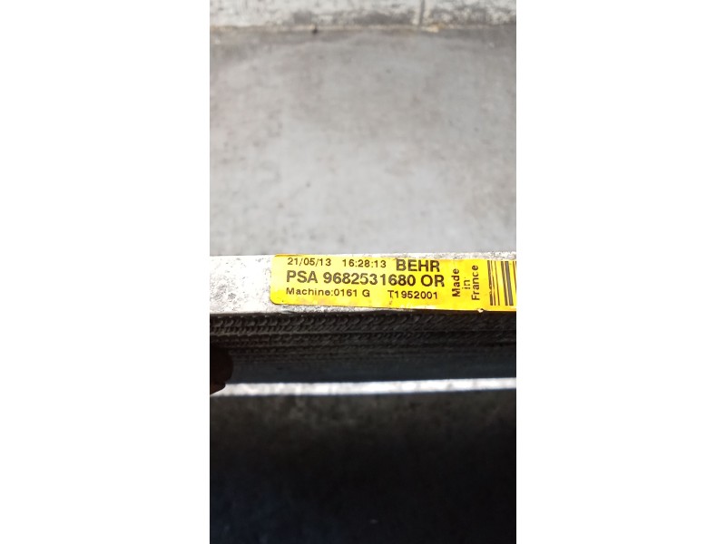Recambio de condensador / radiador aire acondicionado para citroën ds4 referencia OEM IAM 9682531680  