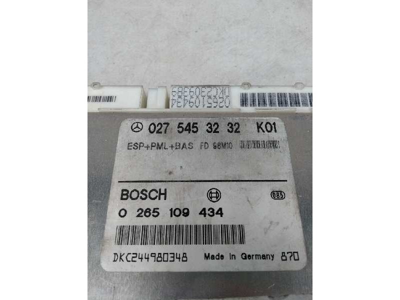 Recambio de centralita abs para mercedes clase e (w210) berlina referencia OEM IAM 0265109434 0275453232 FD98M10 K01