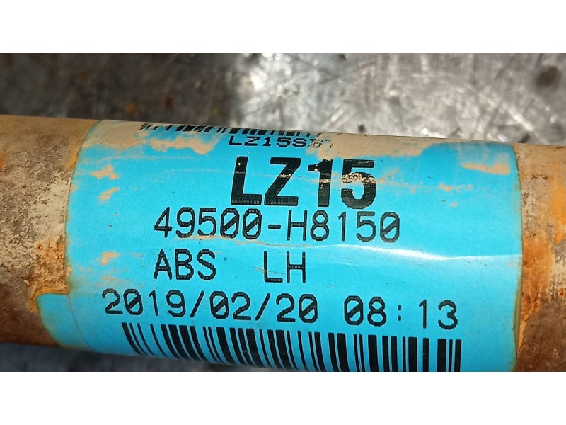 Recambio de transmision delantera izquierda para kia stonic (ybcuv) business referencia OEM IAM 49500H8150  