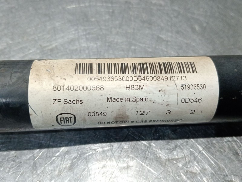 Recambio de amortiguador trasero izquierdo para fiat 500l (351_, 352_) 1.3 d multijet (199lxy1a, 199lxy11) referencia OEM IAM 51