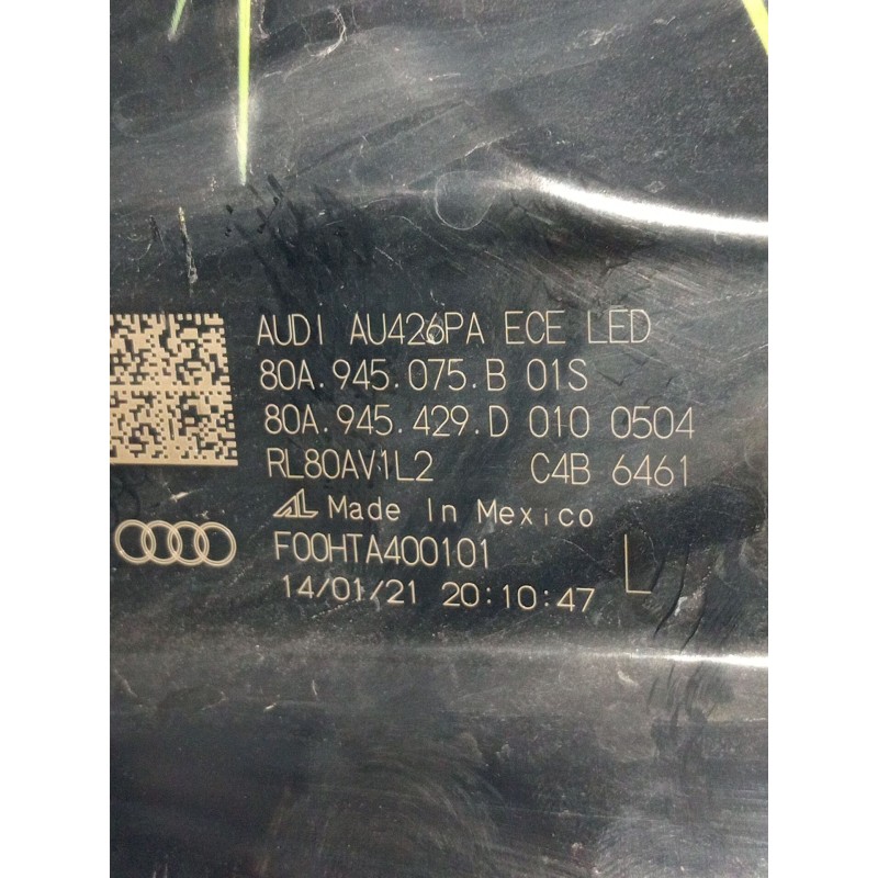 Recambio de piloto trasero izquierdo interior para audi q5 (fyb, fyg) 40 tdi mild hybrid quattro referencia OEM IAM 80A945075B 8