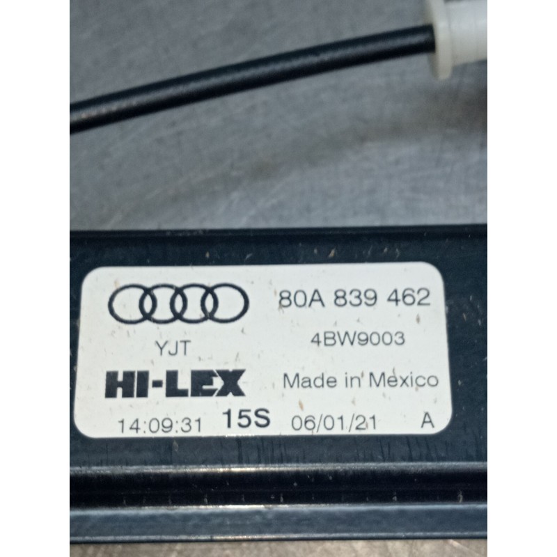 Recambio de elevalunas trasero derecho para audi q5 (fyb, fyg) 40 tdi mild hybrid quattro referencia OEM IAM 80A839462 4BW9003 