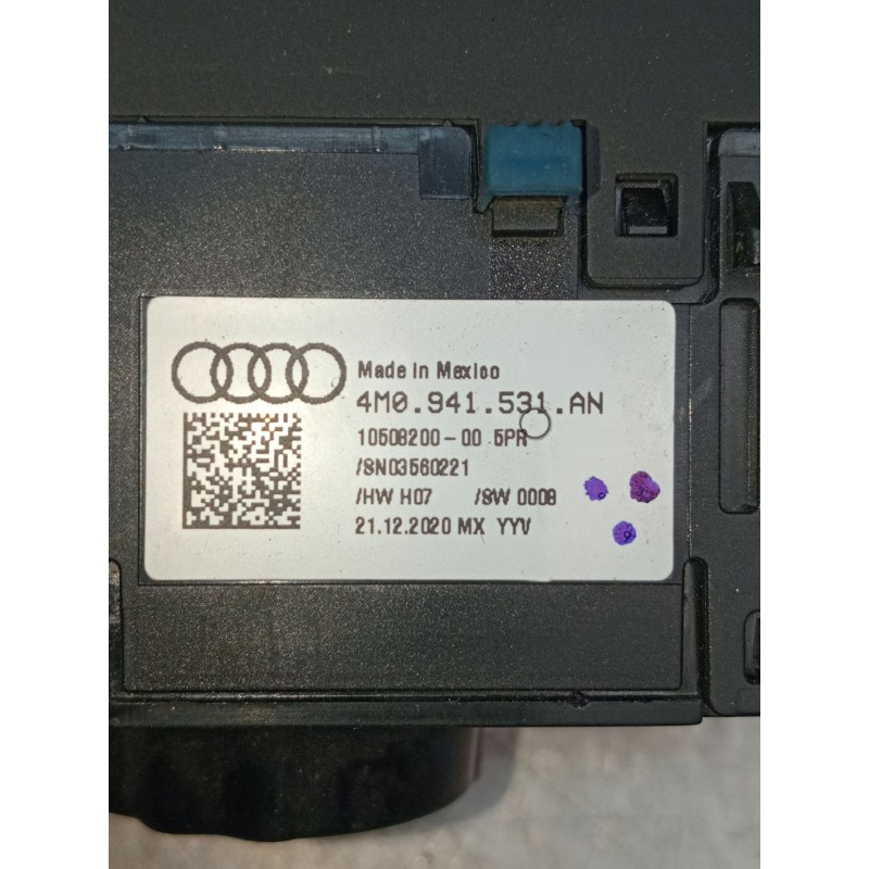 Recambio de mando luces para audi q5 (fyb, fyg) 40 tdi mild hybrid quattro referencia OEM IAM 4M0941531AN 1050820000 