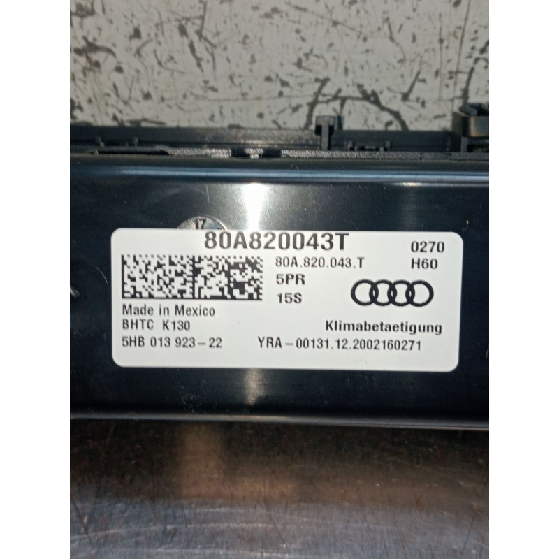 Recambio de mando calefaccion / aire acondicionado para audi q5 (fyb, fyg) 40 tdi mild hybrid quattro referencia OEM IAM 80A8200