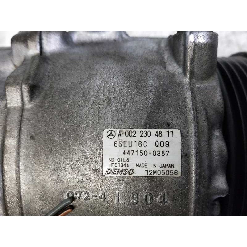 Recambio de compresor aire acondicionado para mercedes clase slk (w170) roadster 200 (170.435) referencia OEM IAM 4472009694 A00
