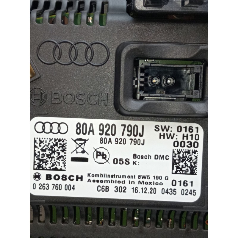 Recambio de cuadro instrumentos para audi q5 (fyb, fyg) 40 tdi mild hybrid quattro referencia OEM IAM 0263760004 80A920790J 