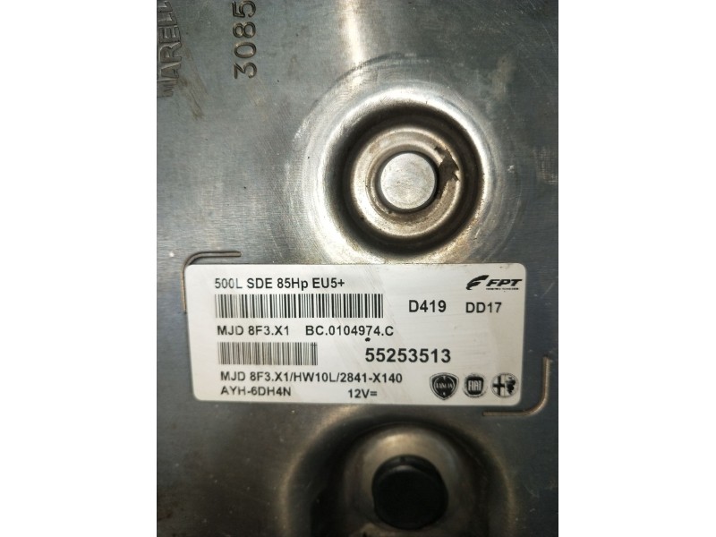 Recambio de centralita motor uce para fiat 500l (351_, 352_) 1.3 d multijet (199lxy1a, 199lxy11) referencia OEM IAM BC0104974C A