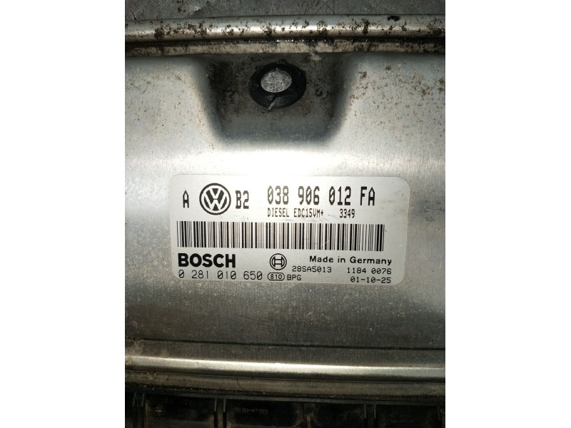 Recambio de centralita motor uce para volkswagen bora i (1j2) 1.9 tdi referencia OEM IAM 0281010650 038906012FA 