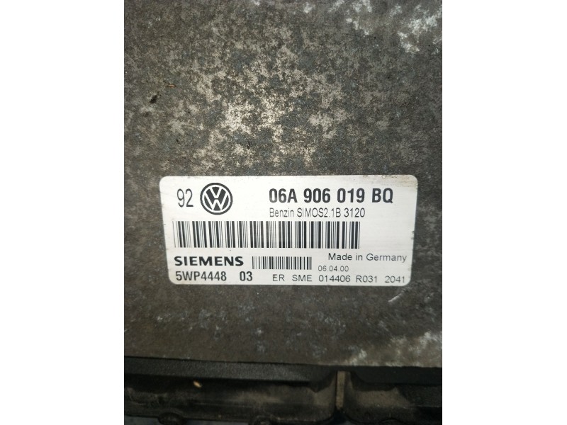 Recambio de centralita motor uce para volkswagen golf iv (1j1) 1.6 referencia OEM IAM 06A906019BQ 5WP444803 