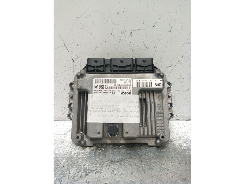 Recambio de centralita motor uce para peugeot 307 sw (3h) 1.6 hdi 110 referencia OEM IAM 0281011627 9656168180 