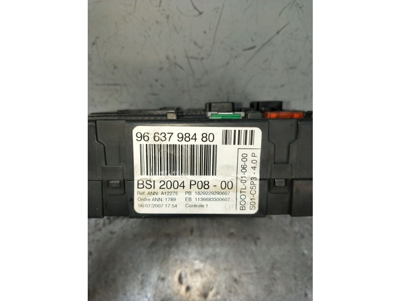 Recambio de caja reles / fusibles para citroën c4 i (lc_) 1.6 hdi referencia OEM IAM 9663798480 BSI2004P0800 