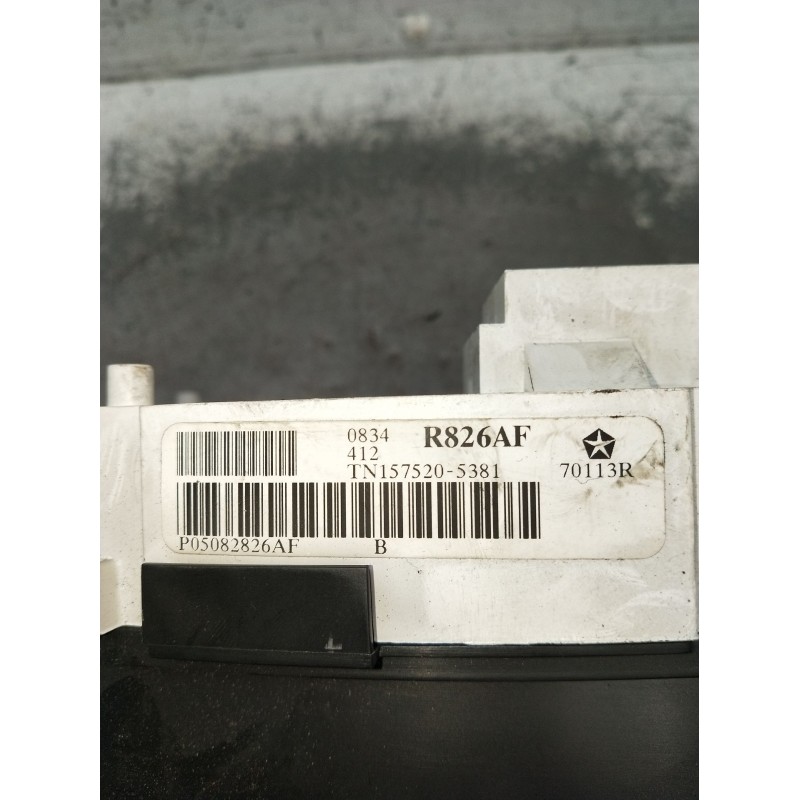 Recambio de cuadro instrumentos para chrysler voyager iv (rg, rs) 2.8 crd referencia OEM IAM P05082826AF R826AF TN1575205381