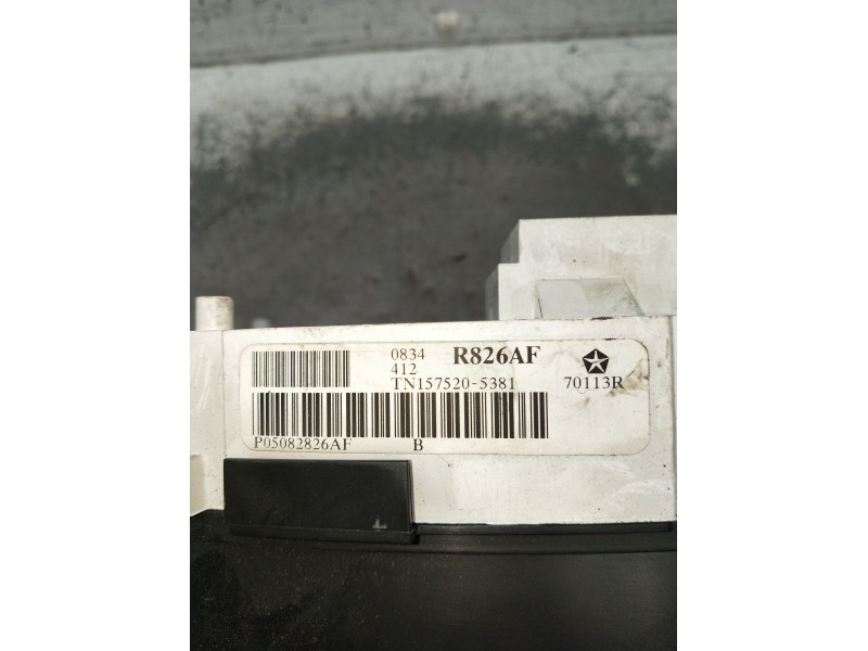Recambio de cuadro instrumentos para chrysler voyager iv (rg, rs) 2.8 crd referencia OEM IAM P05082826AF R826AF TN1575205381