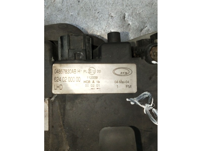Recambio de faro derecho para chrysler voyager iv (rg, rs) 2.8 crd referencia OEM IAM 04857830ABH 112009 
