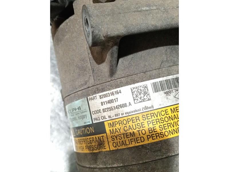 Recambio de compresor aire acondicionado para renault scénic ii (jm0/1_) 1.5 dci (jm02, jm13) referencia OEM IAM 8200316164  