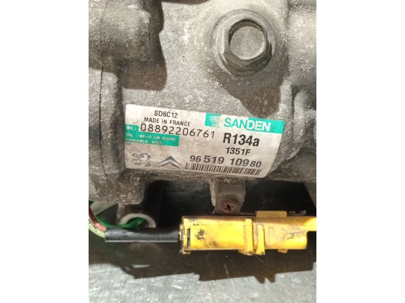 Recambio de compresor aire acondicionado para citroën c4 i (lc_) 1.6 hdi referencia OEM IAM 9651910980  