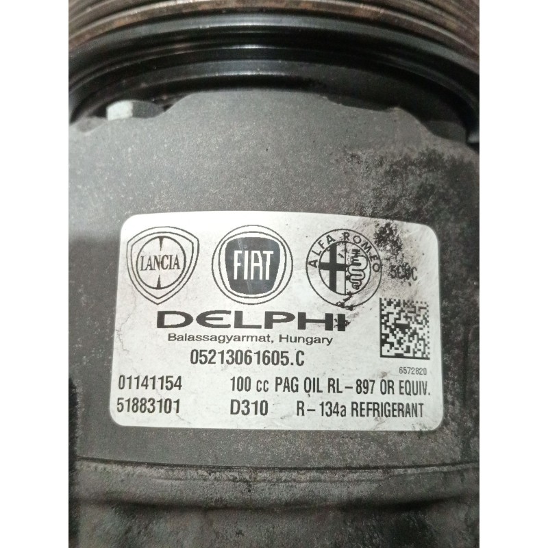 Recambio de compresor aire acondicionado para fiat 500l (351_, 352_) 1.3 d multijet (199lxy1a, 199lxy11) referencia OEM IAM 5188