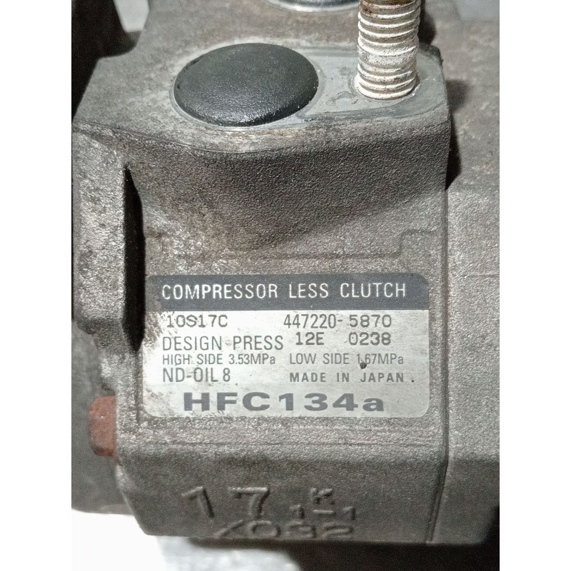 Recambio de compresor aire acondicionado para chrysler voyager iv (rg, rs) 2.8 crd referencia OEM IAM 4472205870  