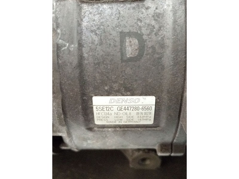 Recambio de compresor aire acondicionado para toyota avensis sedán (_t27_) 2.0 d-4d (adt270_) referencia OEM IAM 4472806560  