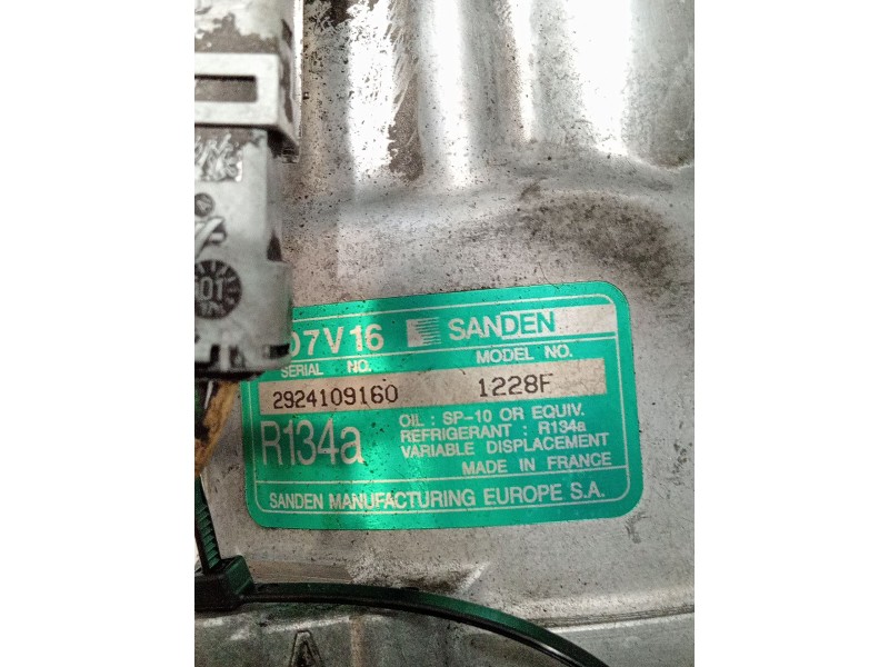 Recambio de compresor aire acondicionado para citroën xsara (n1) 2.0 hdi 90 referencia OEM IAM SD7V16  