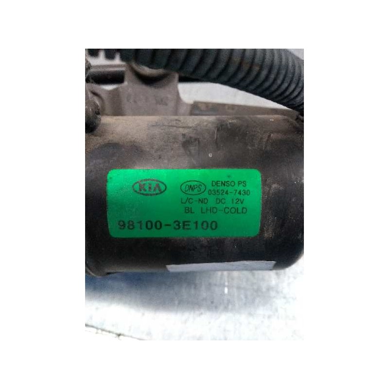 Recambio de motor limpia delantero para kia sorento 2.5 crdi cat referencia OEM IAM 035247430 981003E100 