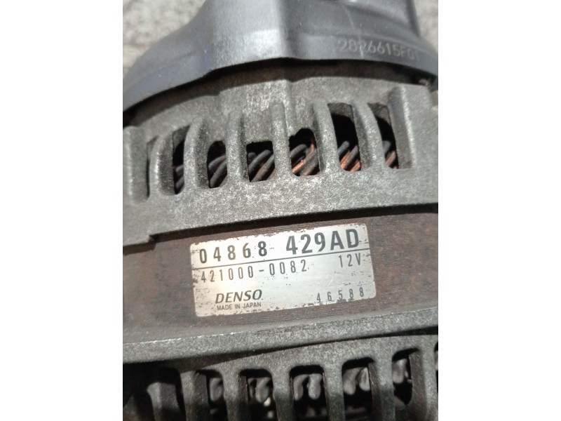 Recambio de alternador para chrysler voyager iv (rg, rs) 2.8 crd referencia OEM IAM 04868429AD 4210000082 