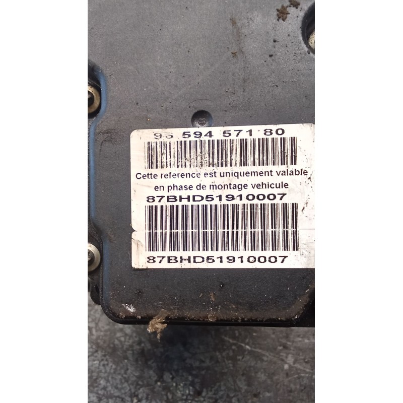 Recambio de abs para peugeot 307 sw (3h) 1.6 hdi 110 referencia OEM IAM 9659457180 0265800395 0265231486 9649988280