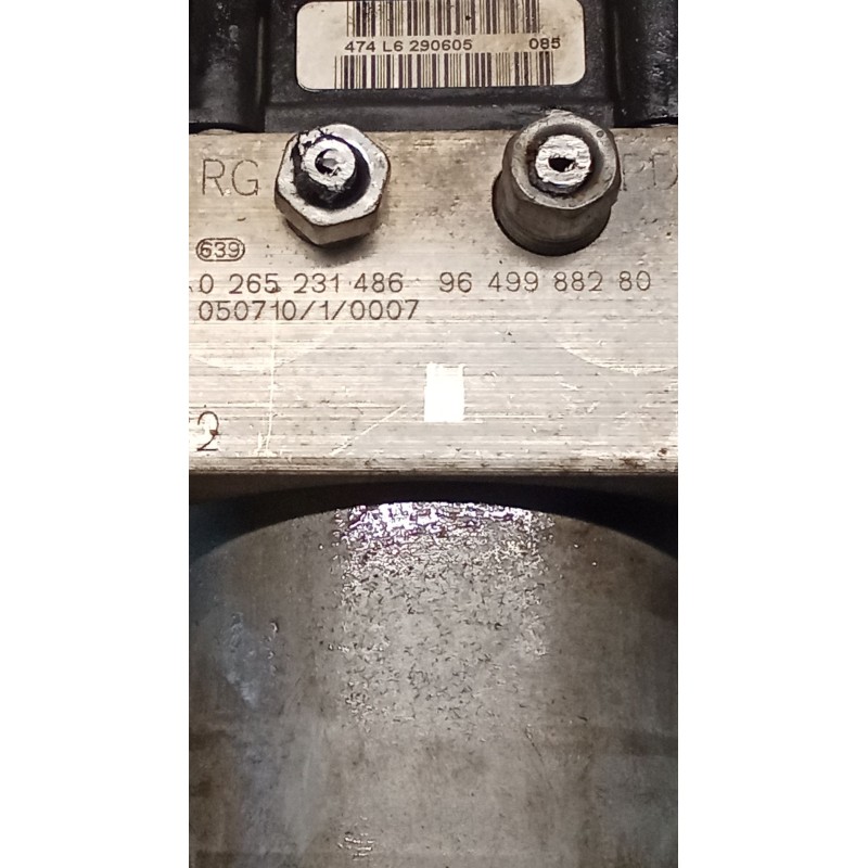 Recambio de abs para peugeot 307 sw (3h) 1.6 hdi 110 referencia OEM IAM 9659457180 0265800395 0265231486 9649988280