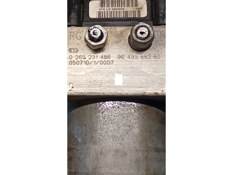 Recambio de abs para peugeot 307 sw (3h) 1.6 hdi 110 referencia OEM IAM 9659457180 0265800395 0265231486 9649988280
