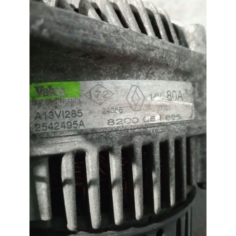 Recambio de alternador para renault megane i (ba0/1_) 1.9 dci (ba05, ba1f) referencia OEM IAM 8200064685 80A 