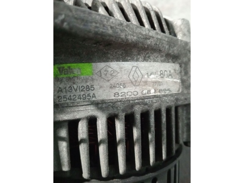 Recambio de alternador para renault megane i (ba0/1_) 1.9 dci (ba05, ba1f) referencia OEM IAM 8200064685 80A 