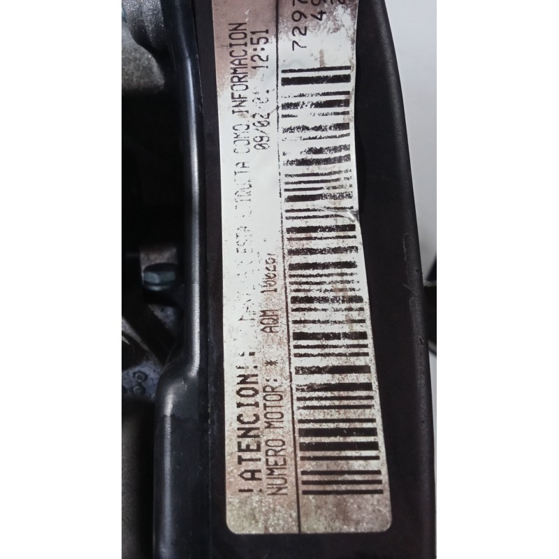 Recambio de motor completo para seat ibiza ii (6k1) 1.9 sdi referencia OEM IAM AQM BOSCH 100267