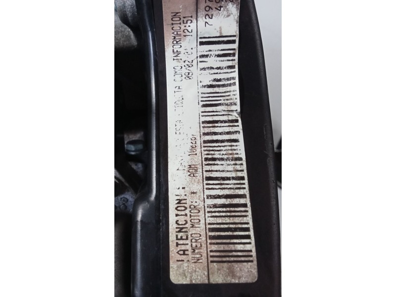 Recambio de motor completo para seat ibiza ii (6k1) 1.9 sdi referencia OEM IAM AQM BOSCH 100267