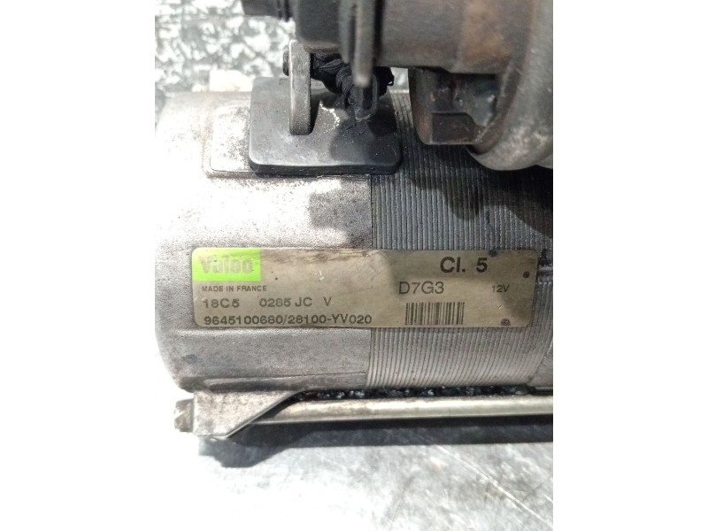 Recambio de motor arranque para peugeot 307 sw (3h) 1.6 hdi 110 referencia OEM IAM 9645100680  