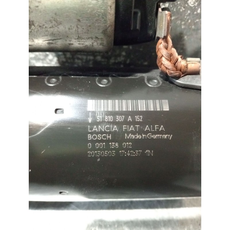 Recambio de motor arranque para fiat 500l (351_, 352_) 1.3 d multijet (199lxy1a, 199lxy11) referencia OEM IAM 51810307 000113801