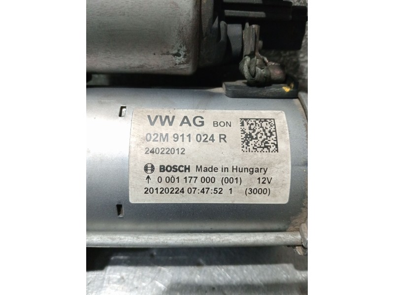 Recambio de motor arranque para seat mii (kf1, ke1) 1.0 referencia OEM IAM 02M911024R  