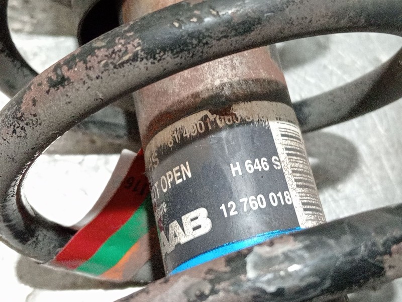 Recambio de amortiguador trasero izquierdo para saab 9-5 (ys3e) 2.3 turbo referencia OEM IAM 12760018 814901000319 