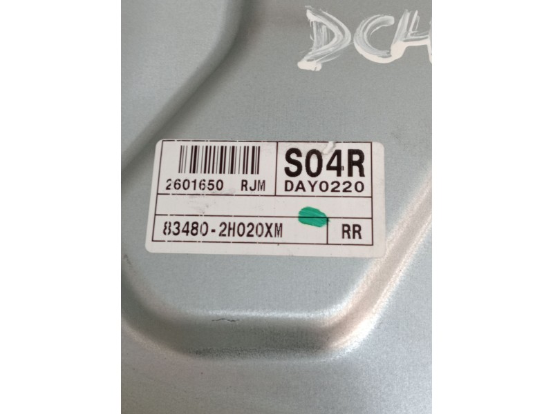 Recambio de elevalunas trasero derecho para hyundai elantra iii sedán (xd) 1.6 referencia OEM IAM 834802H020XM 5P 