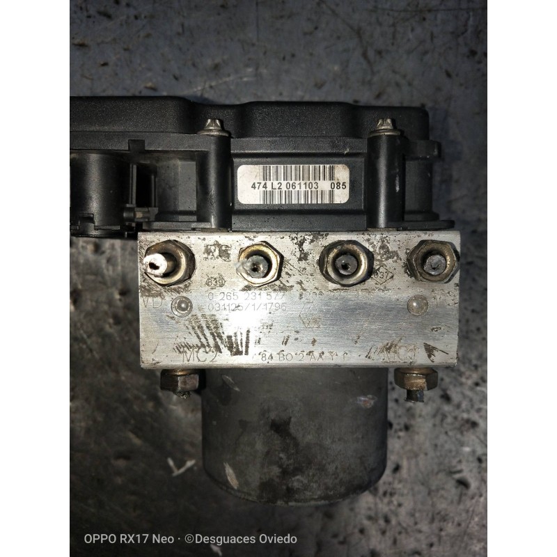 Recambio de abs para renault megane ii classic berlina confort authentique referencia OEM IAM 0265231577 8200377455 0265800440