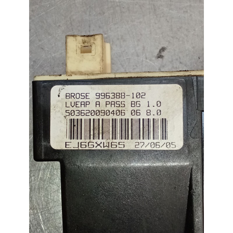 Recambio de elevalunas delantero derecho para peugeot 307 sw (3h) 1.6 hdi 110 referencia OEM IAM 996388102 5P 503620090406