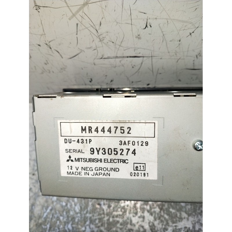 Recambio de pantalla multifuncion para mitsubishi montero io i (h6_w, h7_w) 1.8 gdi (h66w, h76w) referencia OEM IAM MR444752 9Y3