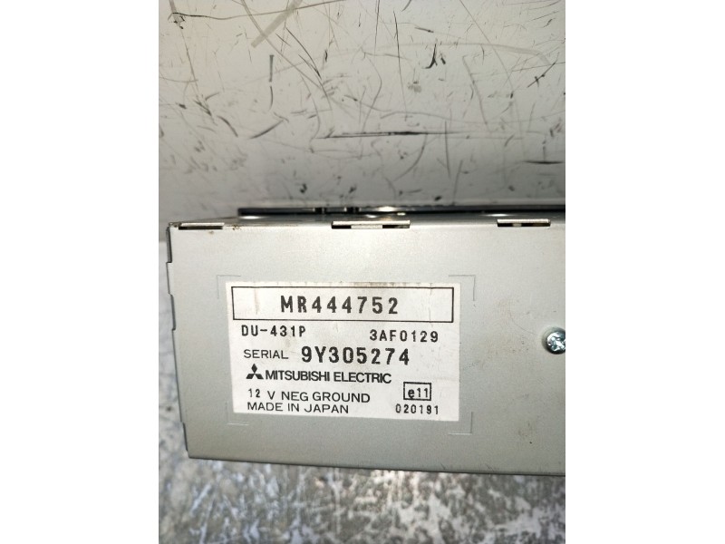 Recambio de pantalla multifuncion para mitsubishi montero io i (h6_w, h7_w) 1.8 gdi (h66w, h76w) referencia OEM IAM MR444752 9Y3